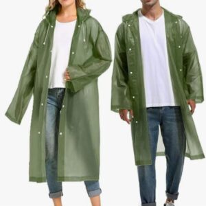 Yetişkin Unisex Yağmurluk Ve Rüzgarlık Kapüşonlu Eva Kumaş Rüzgar Ve Suya Dayanıklı Kolay Kullanım